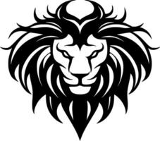 lion, noir et blanc illustration vecteur