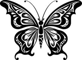 papillon - minimaliste et plat logo - illustration vecteur