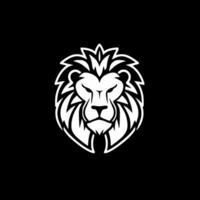 lion, noir et blanc illustration vecteur