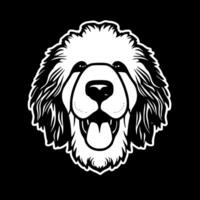 caniche chien - haute qualité logo - illustration idéal pour T-shirt graphique vecteur