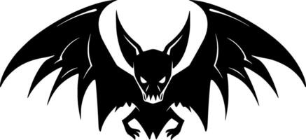 chauve souris, noir et blanc illustration vecteur