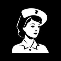 infirmière - haute qualité logo - illustration idéal pour T-shirt graphique vecteur