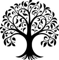 arbre - haute qualité logo - illustration idéal pour T-shirt graphique vecteur