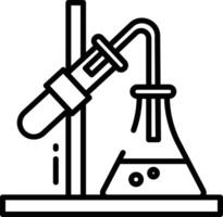 chimie contour illustration vecteur