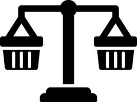 commercial loi glyphe icône vecteur