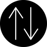 icône de glyphe d'échange vecteur