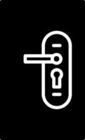 icône de glyphe de serrurier vecteur