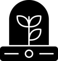 icône de glyphe de biologie vecteur