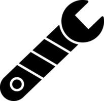 icône de glyphe de clé vecteur