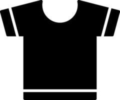icône de glyphe de t-shirt vecteur
