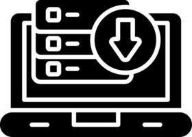 Téléchargement Les données glyphe icône vecteur