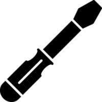 icône de glyphe de tournevis vecteur