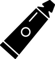 icône de glyphe de dentifrice vecteur