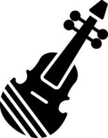 icône de glyphe de violon vecteur