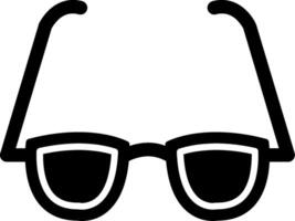 icône de glyphe de lunettes vecteur