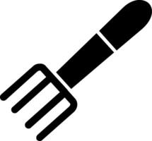 icône de glyphe de fourche vecteur