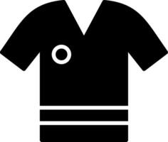 icône de glyphe de chemise vecteur
