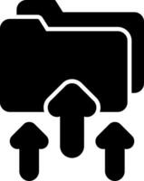 icône de glyphe d'organisation vecteur