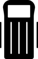 icône de glyphe flottant vecteur