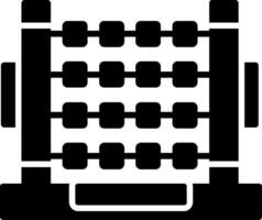 icône de glyphe de boulier vecteur