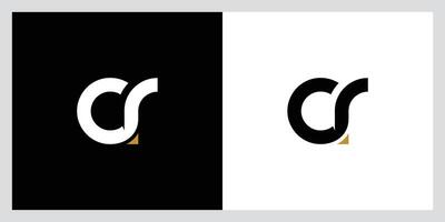 logo lettre cr, c, r Créatif conception initiales abstrait vecteur