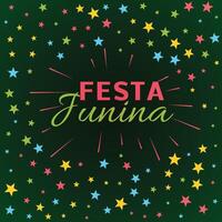 festa Junina Brésil Festival fête vacances fête coloré Contexte illustration vecteur
