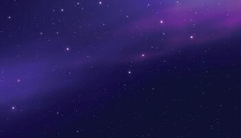 accrocheur étoilé nuit ciel bannière pour univers expérience vecteur