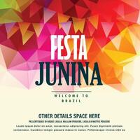 festa Junina brésilien juin Festival coloré Contexte vecteur