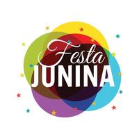 festa Junina Brésil Festival fête vacances fête coloré Contexte illustration vecteur