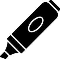 icône de glyphe de surligneur vecteur