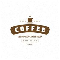 café magasin logo conception élément vecteur