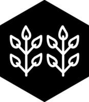 icône de glyphe d'agriculture intelligente vecteur