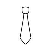attacher icône. cravate illustration signe. cravate symbole ou logo. vecteur