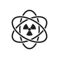 nucléaire icône logo vecteur