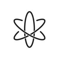 nucléaire icône logo vecteur