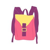 dessin animé Couleur vêtements Masculin sport sac à dos. vecteur