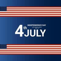 uni États indépendance jour, 4e de juillet américain liberté, adapté pour arrière-plans, tee-shirts, vêtements, affiches, bannières et autres vecteur
