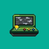 mini arcade Jeu pixel art style illustration vecteur