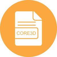core3d fichier format glyphe multi cercle icône vecteur