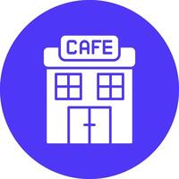 café glyphe multi cercle icône vecteur