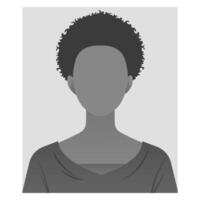 défaut espace réservé avatar profil sur gris Contexte. femme avatar, utilisateur profil, la personne icône, silhouette, profil image pour inconnue ou anonyme individuel pour social médias, site Internet vecteur