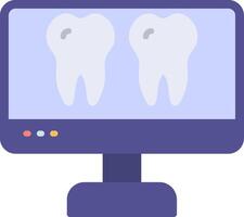 moniteur plat icône conception vecteur