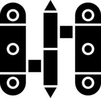 charnière glyphe icône conception vecteur