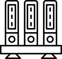 archiver ligne icône conception vecteur