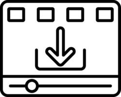 ligne icône conception vecteur