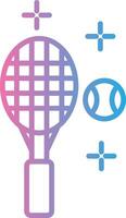 tennis ligne pente icône conception vecteur