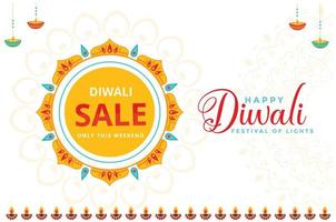 illustration vectorielle de diwali festival fond vecteur