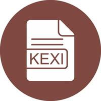 kexi fichier format glyphe multi cercle icône vecteur