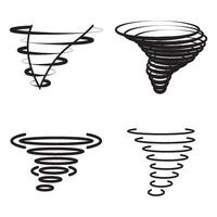 tornade icône symbole vecteur