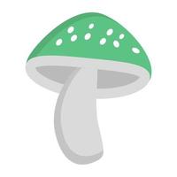 concepts de champignon vénéneux à la mode vecteur